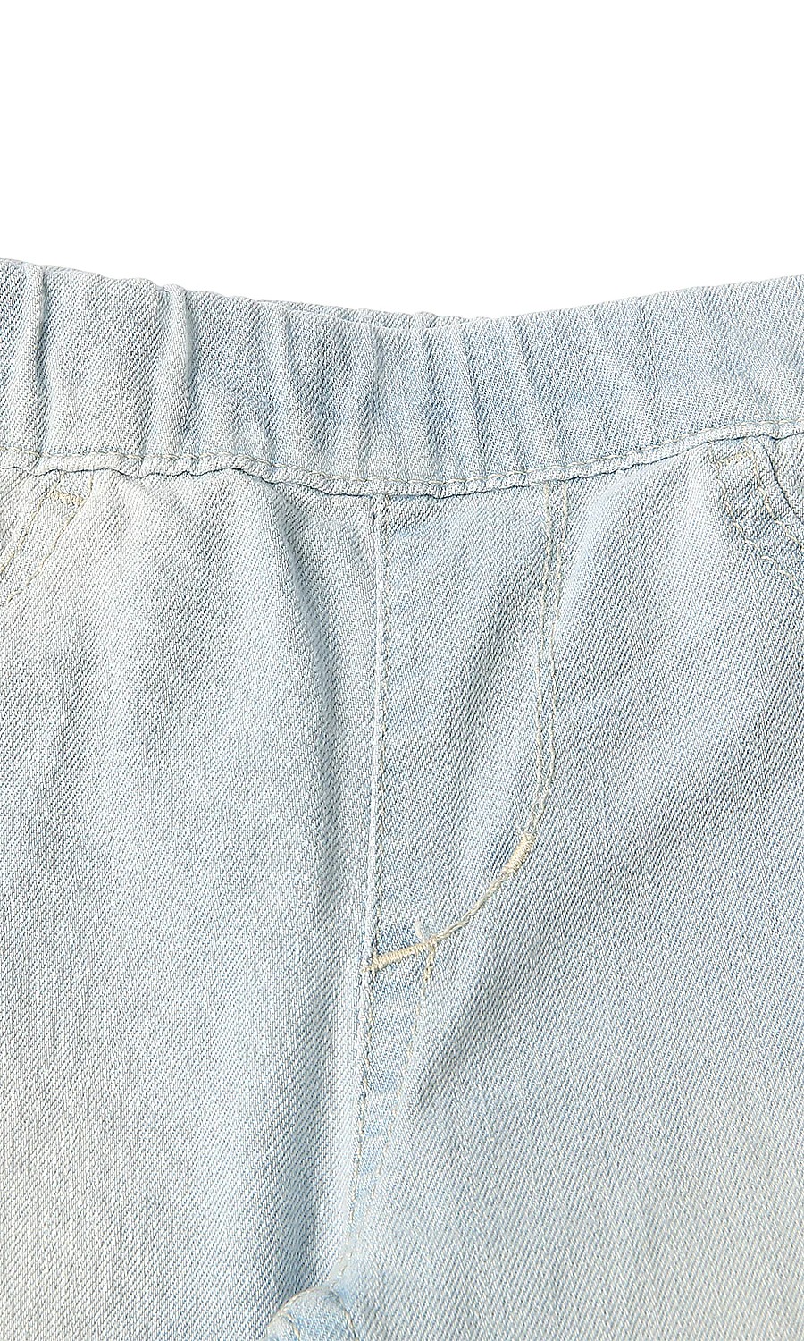 Girls Denim Jeggings Ice Blue - Image 2