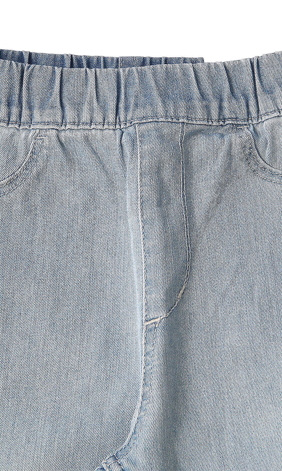 Girls Denim Jeggings Light Blue - Image 2