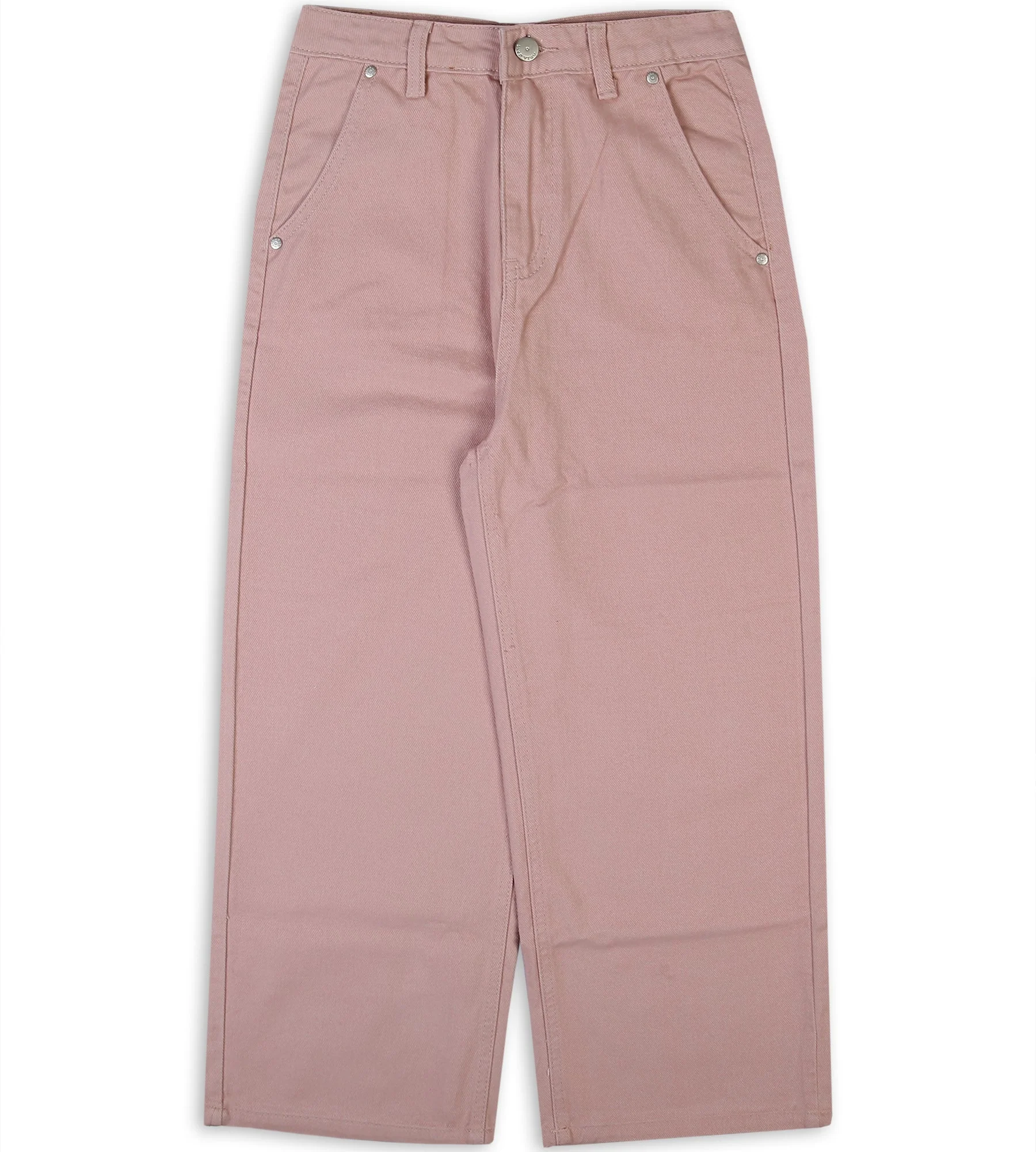 Girl's Denim Pant - Pink