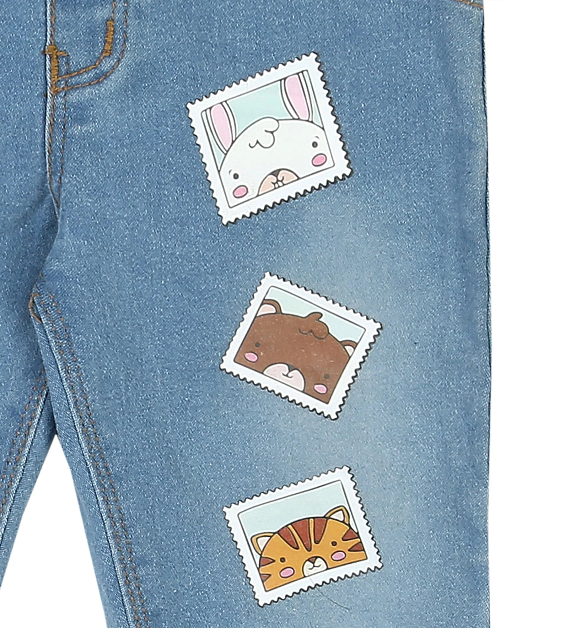 Girls Denim Pants - 0240710 - Image 3