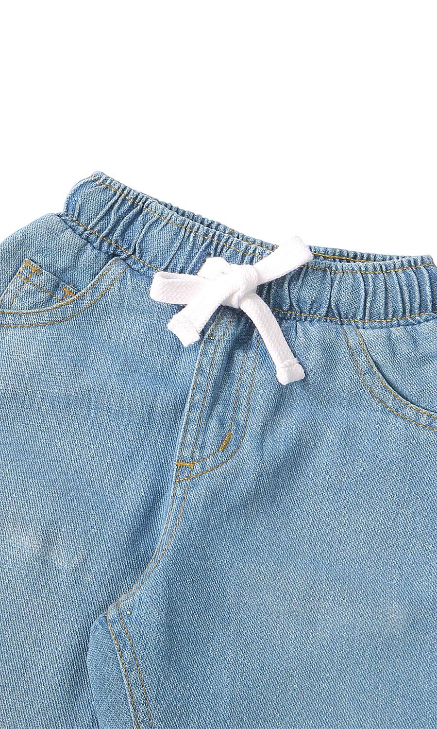 Girls Denim Pants Blue - Image 2