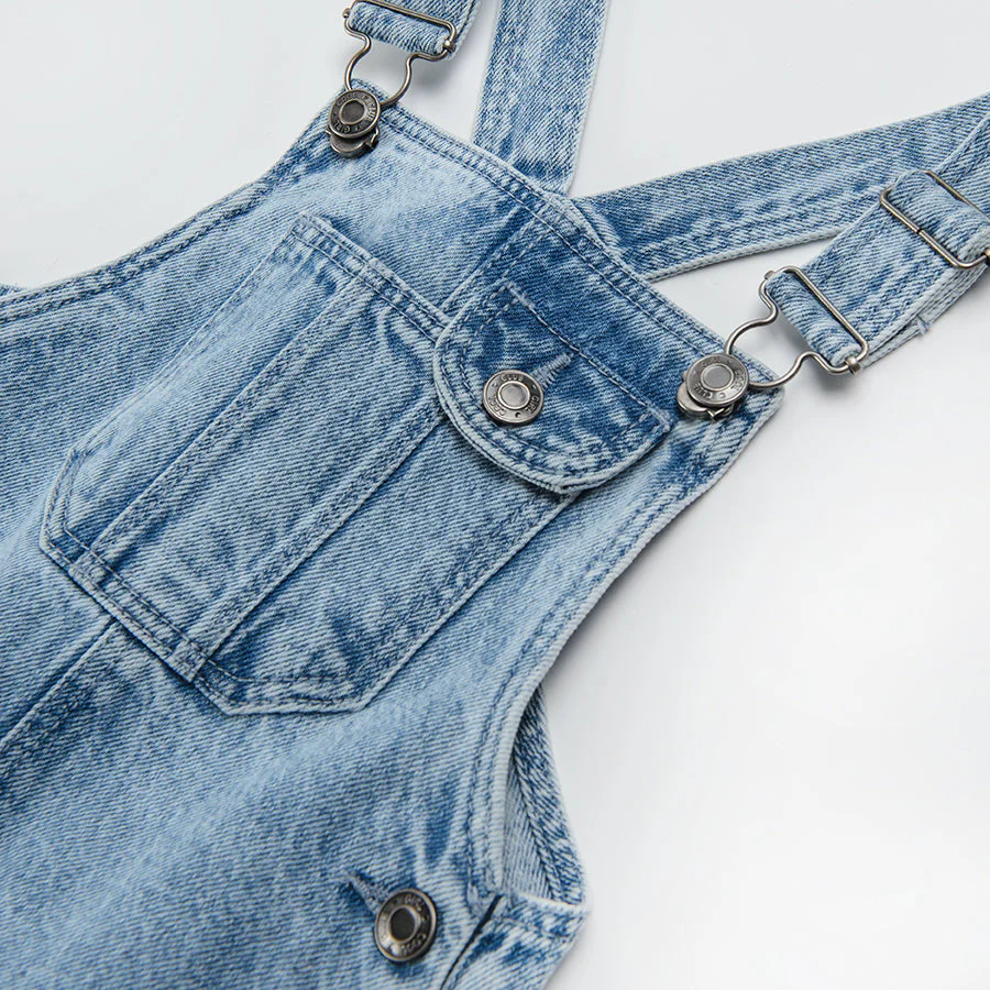 Girl's Denim Shorts Denim Dangri CC CJG2412203 - Image 2