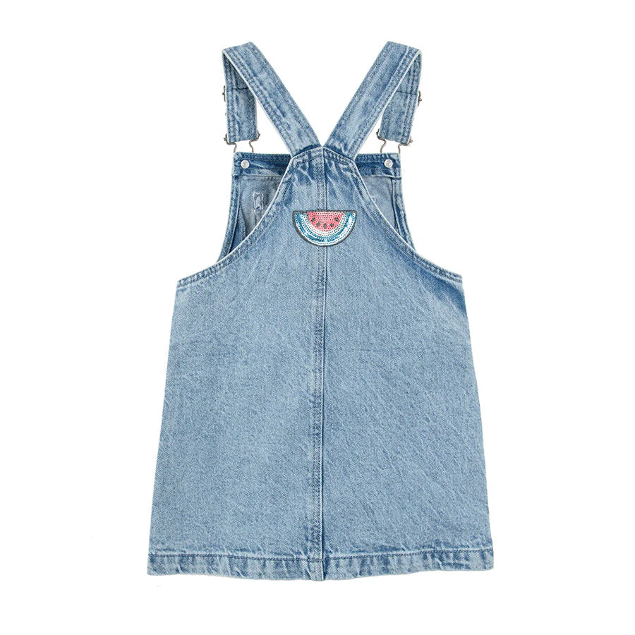 Girl's Denim Shorts Denim Dangri CC CJG2412203 - Image 4