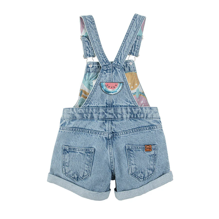 Girl's Denim Shorts Denim Dangri CC CJG2413519 - Image 2