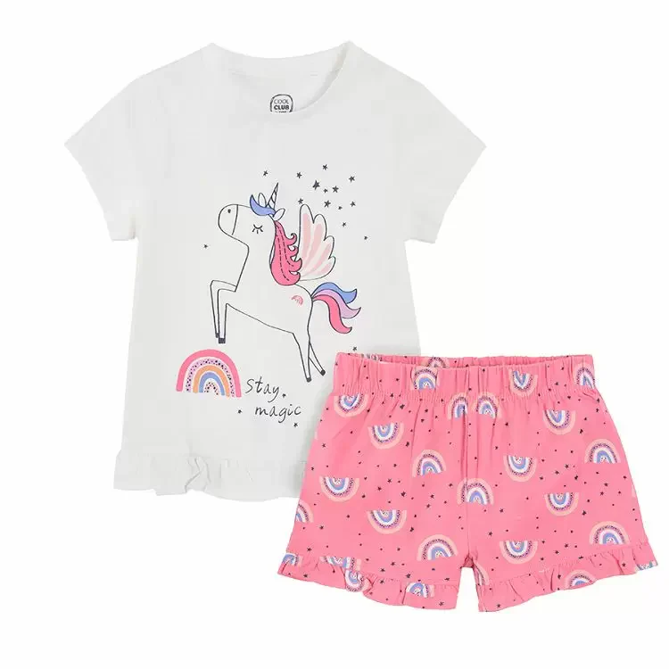 Girl's Set Half Sleeve Dress CC CUG2411739