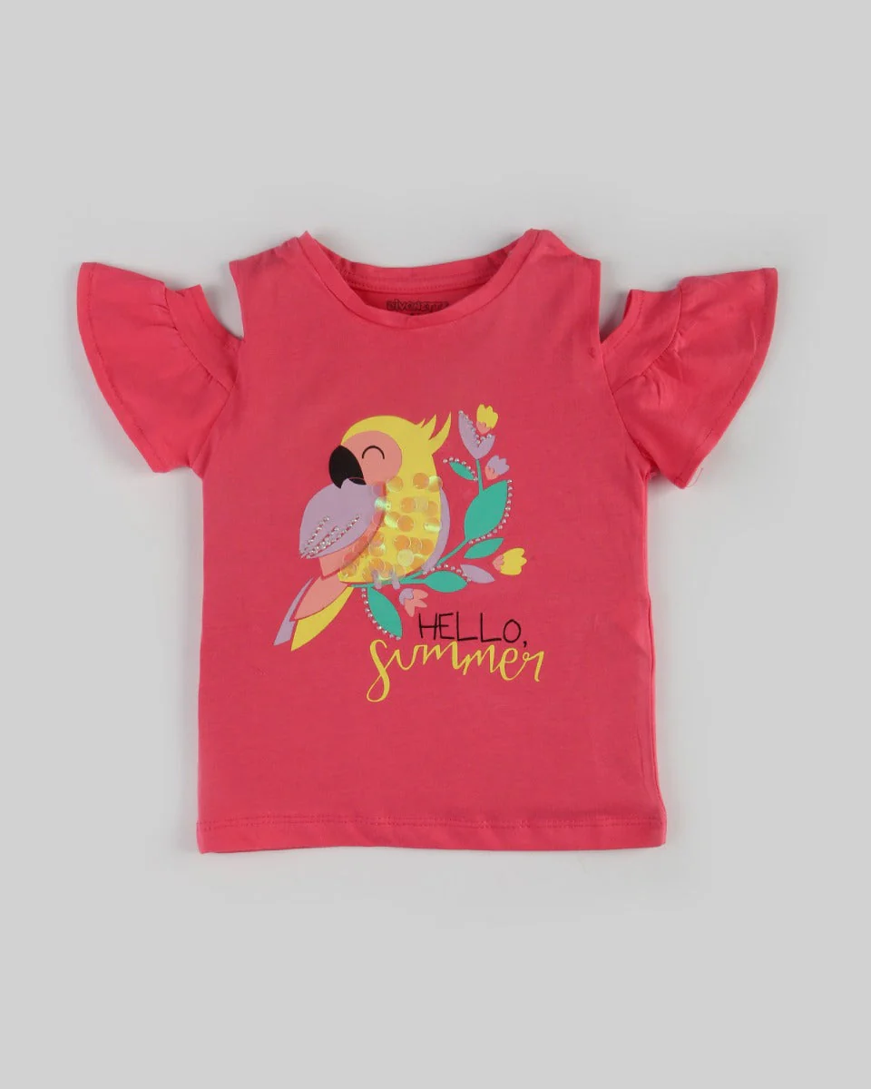 Girls Graphic T Shirt - 0246157