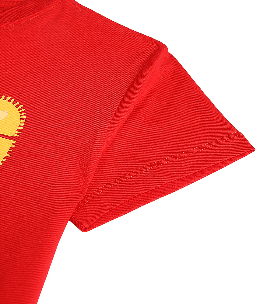 Girls Graphic T-Shirt - Red - Image 3