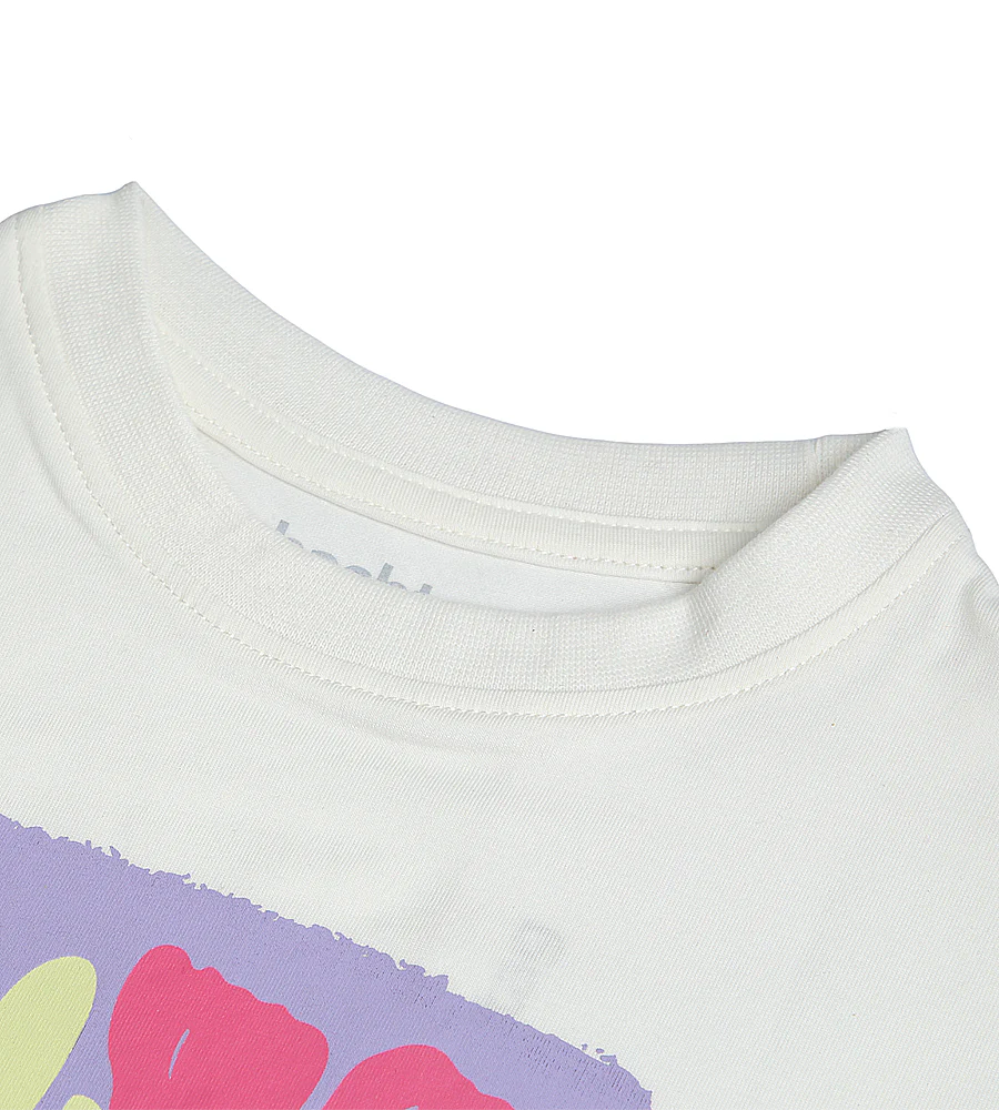Girls Graphic T-Shirt - White - Image 2
