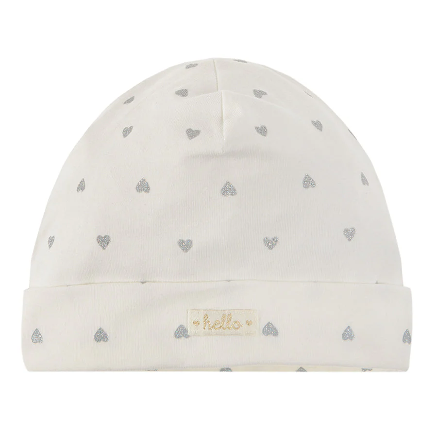 Girl's Hat Ecru Navy Blue Set 2 Pcs CC CAG2400686 00 - Image 3