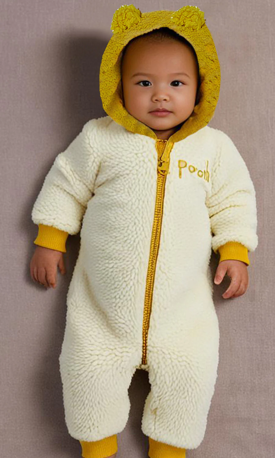Boys Hooded Romper - 0298745