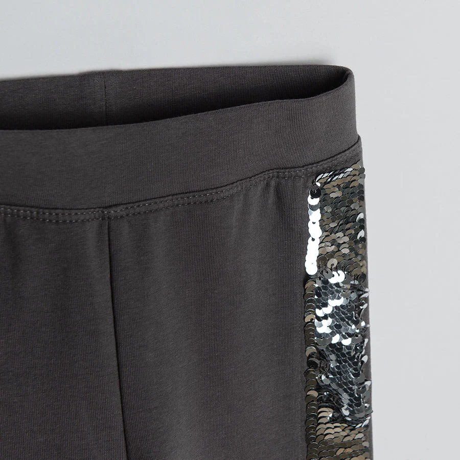 Girls Jeggings Graphite Double Sided Sequins CC CCG2412411 - Image 2