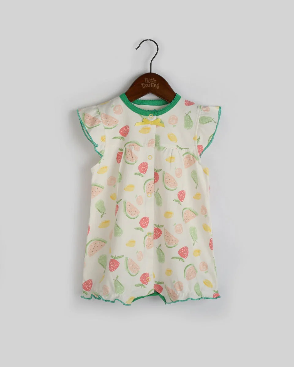 Girls Jersey Romper - 0246883 - Image 2