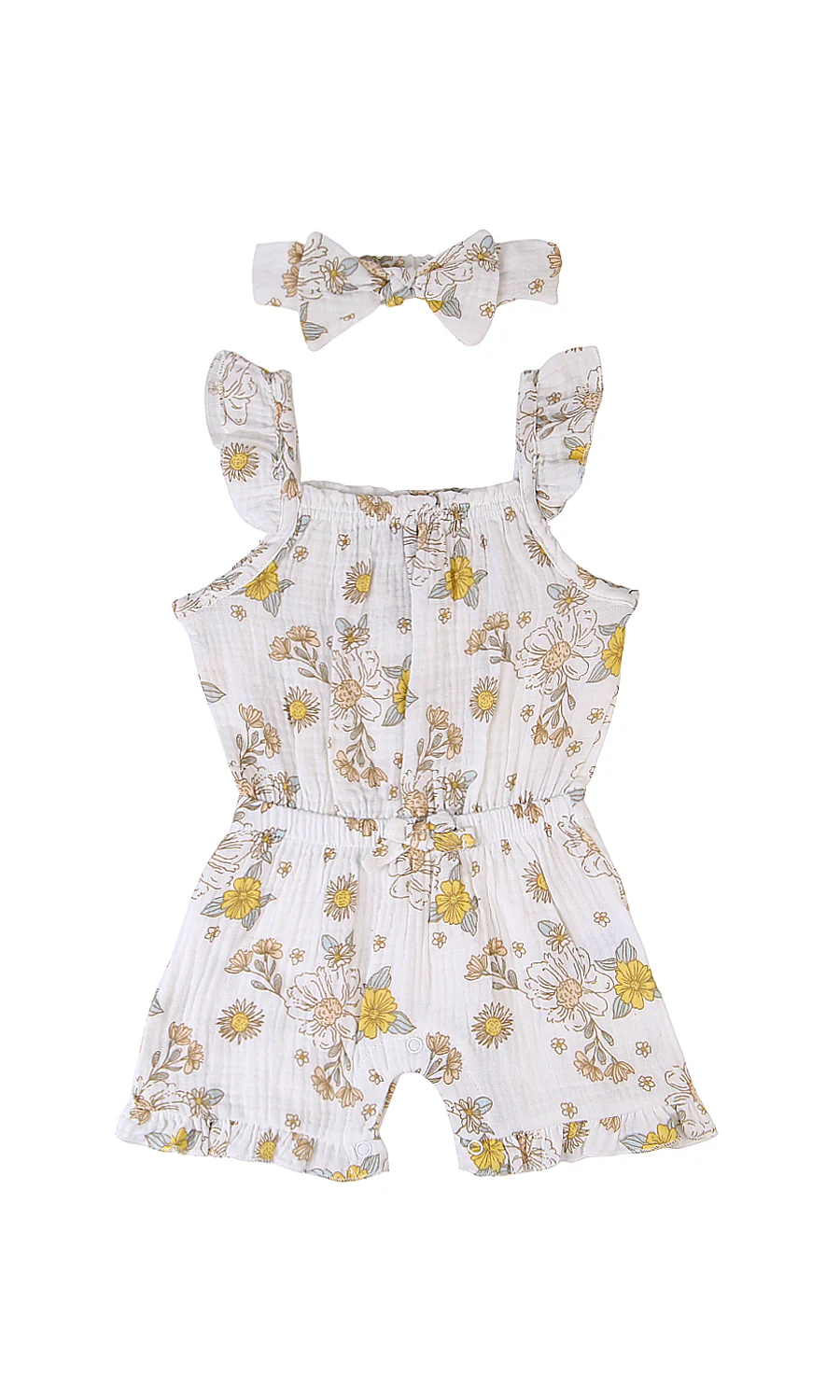 Girls Jumpsuit With Headband - 0308366