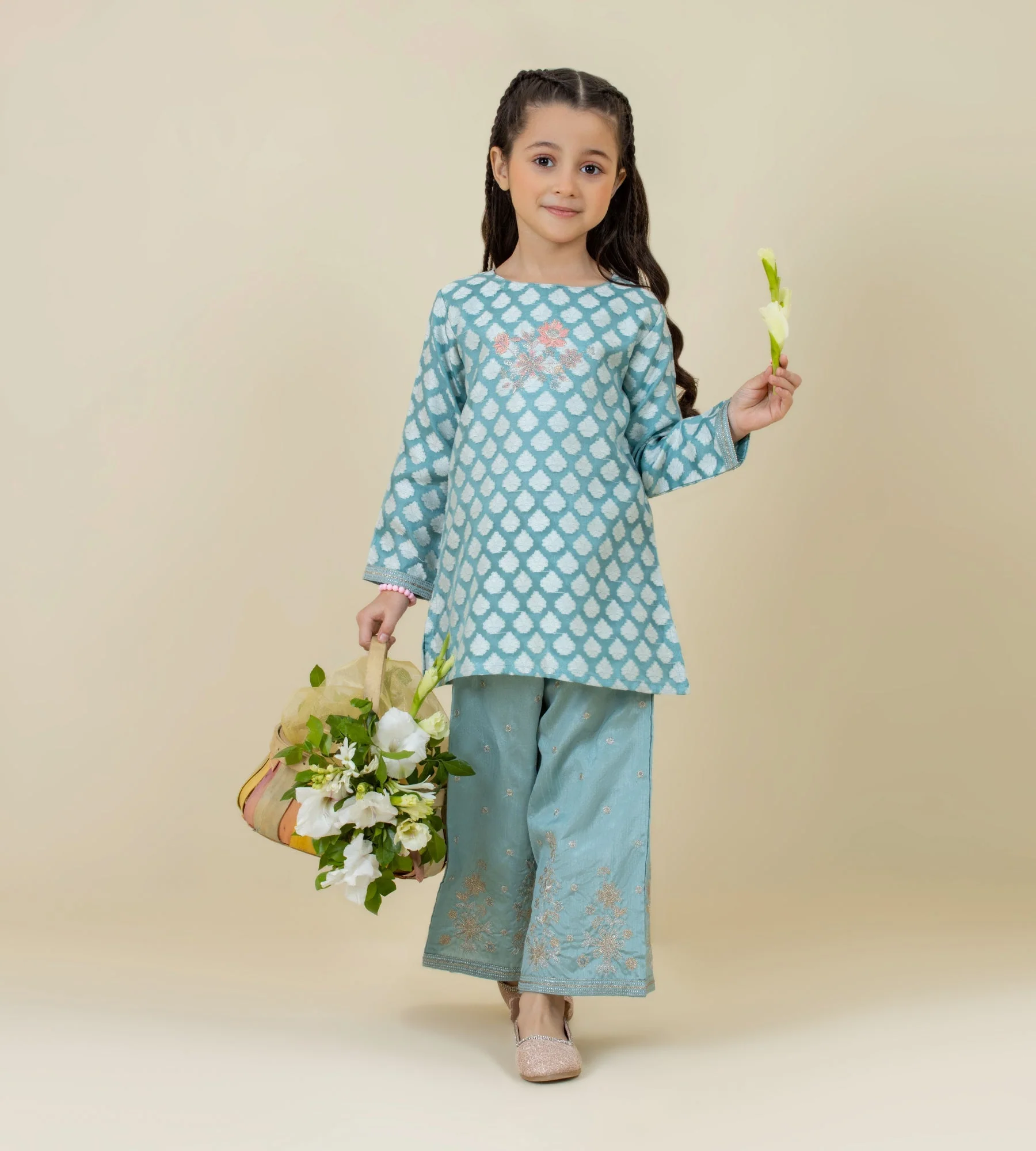 Girls Kameez Shalwar - 0275655 - Image 3
