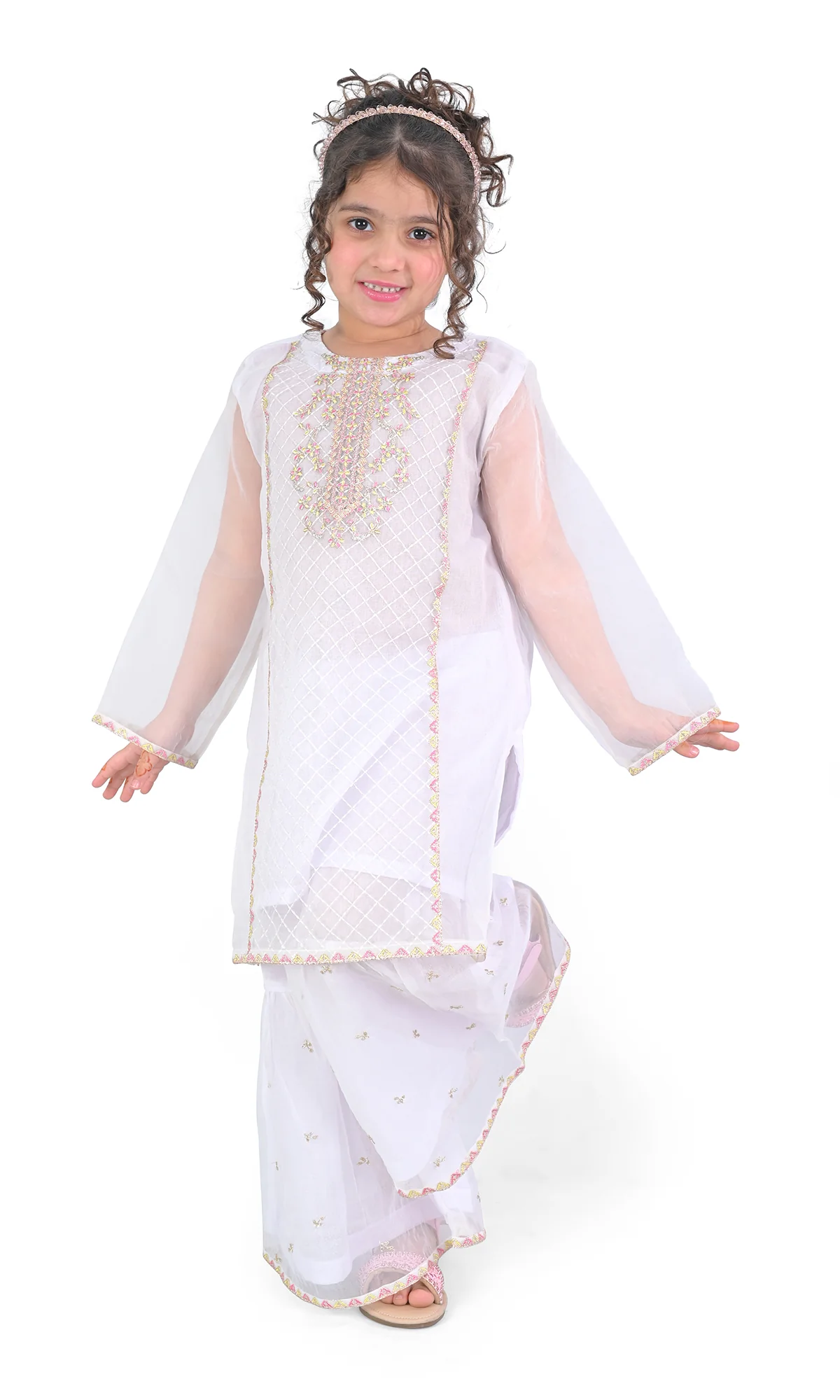 Girls Kurti Gharara - 0313308