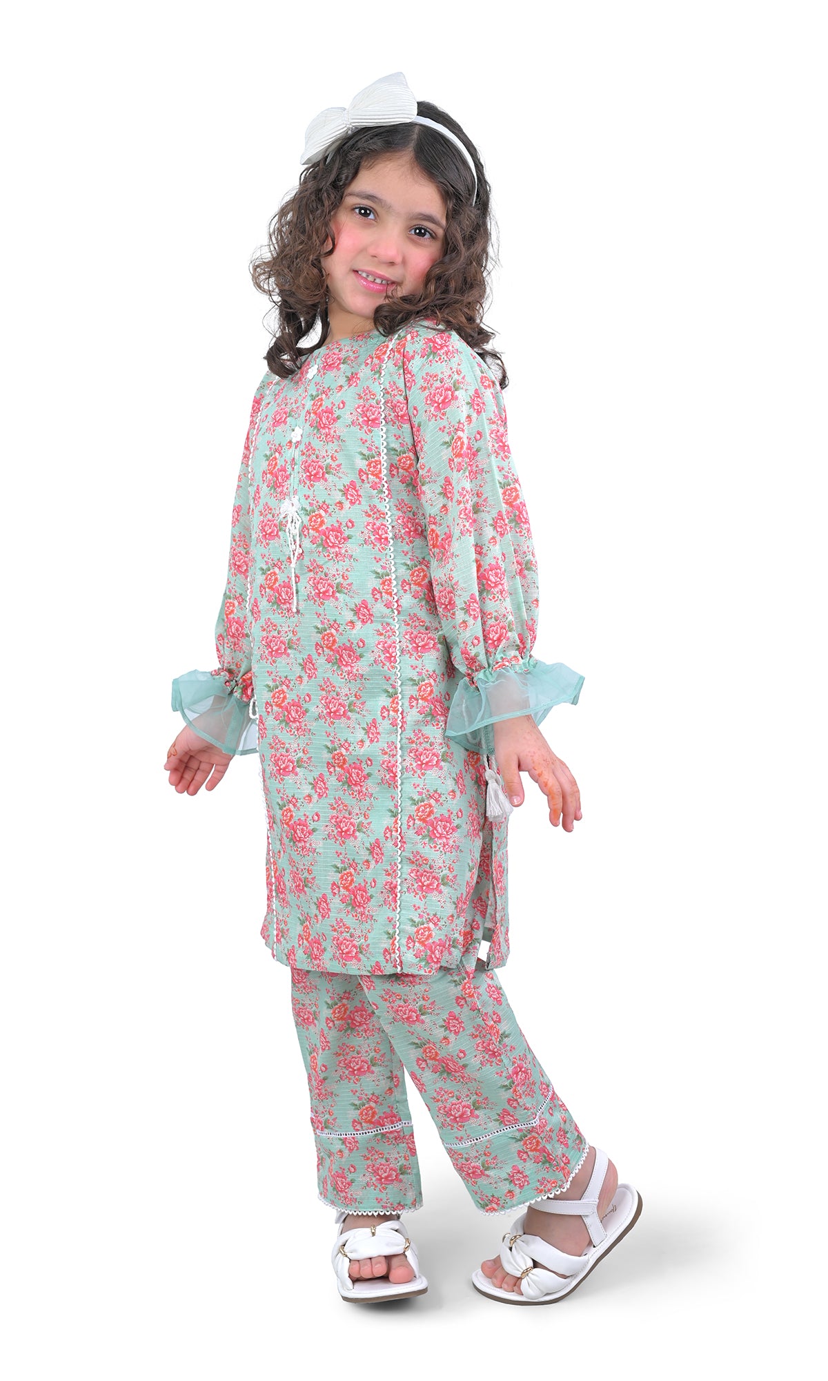 Girls Kurti Pajama - 0323239 - Image 2