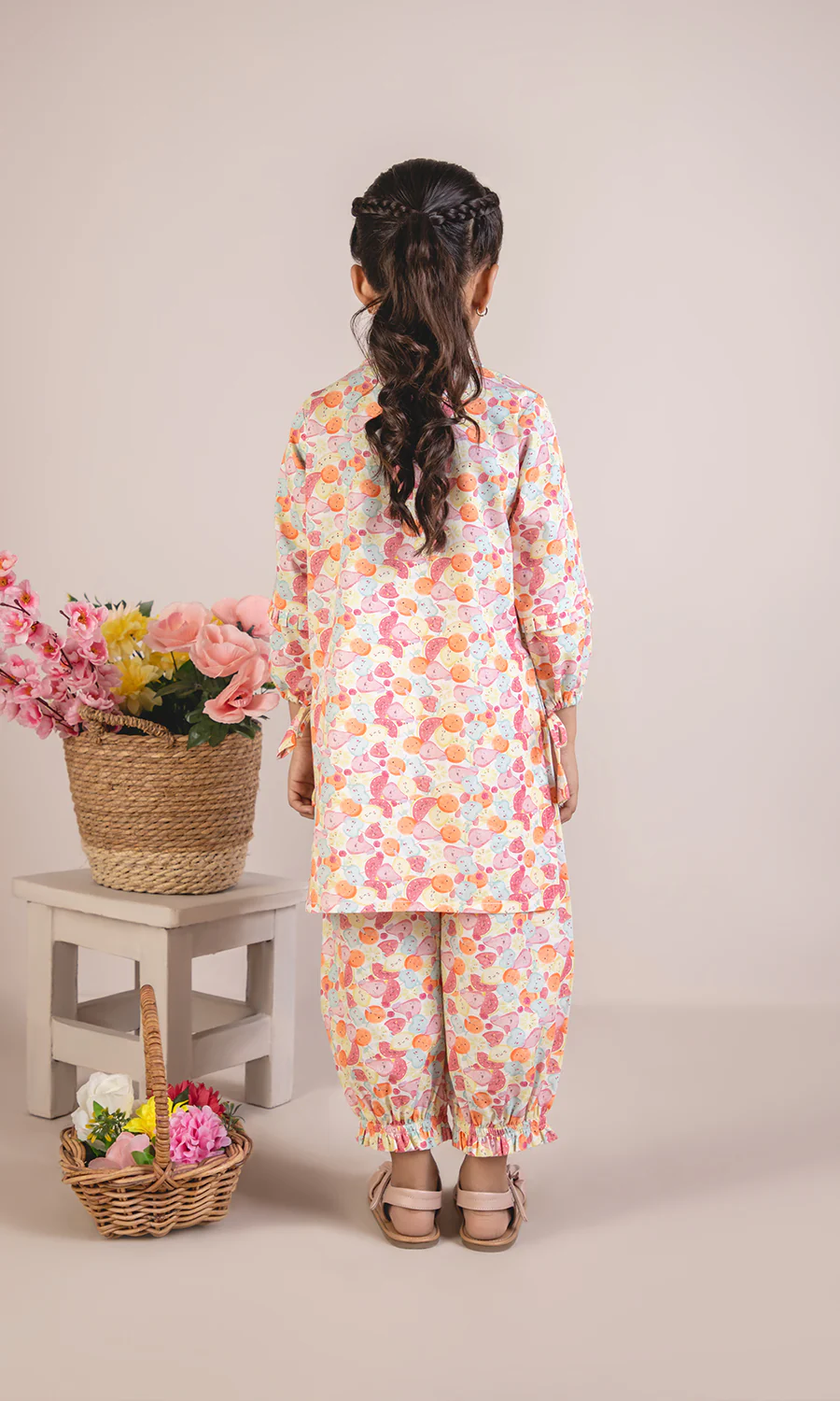 Girls Kurti Pajama - 0289242 - Image 3