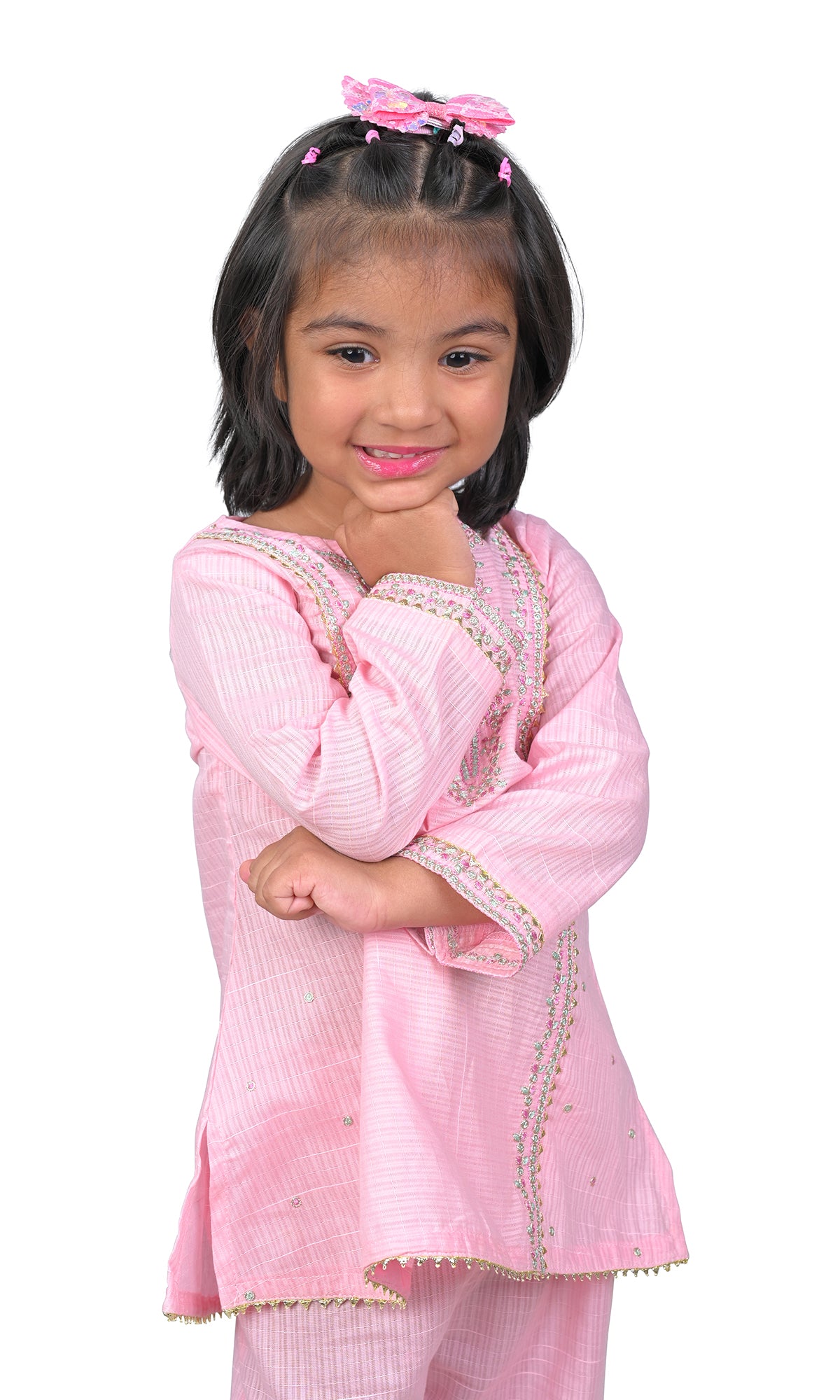 Girls Kurti Pajama - 0322425 - Image 2