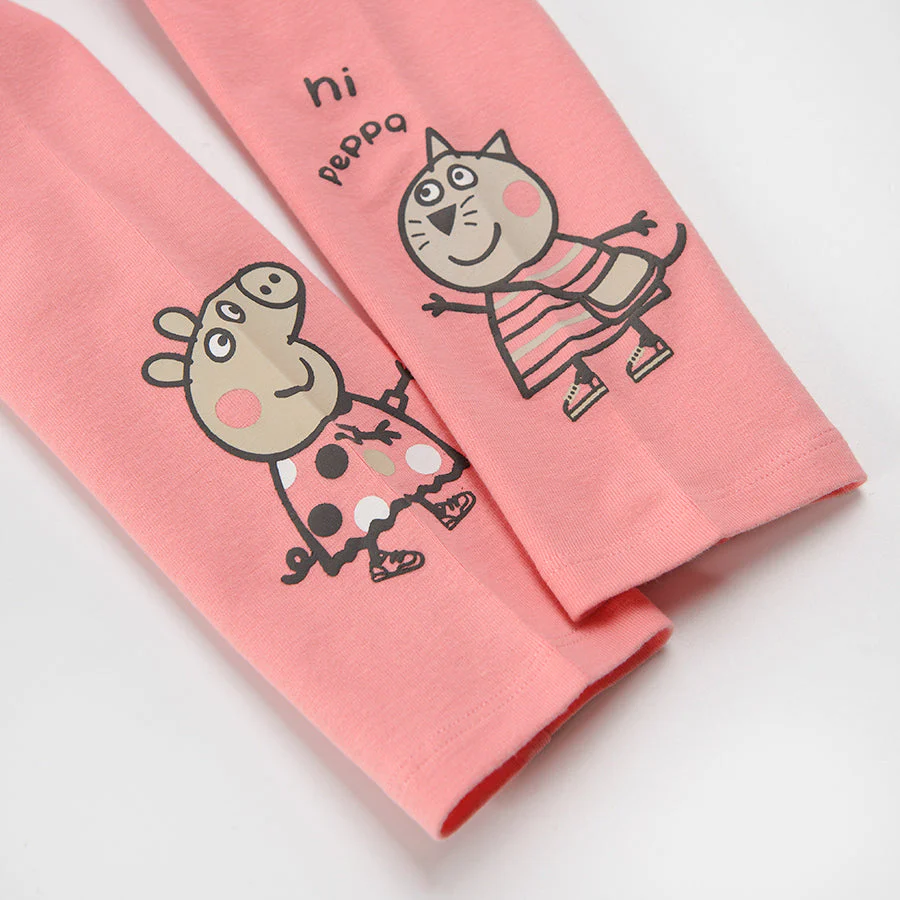 Girl's Leggings Pink Grey CC LCG2410074 00 - Image 4