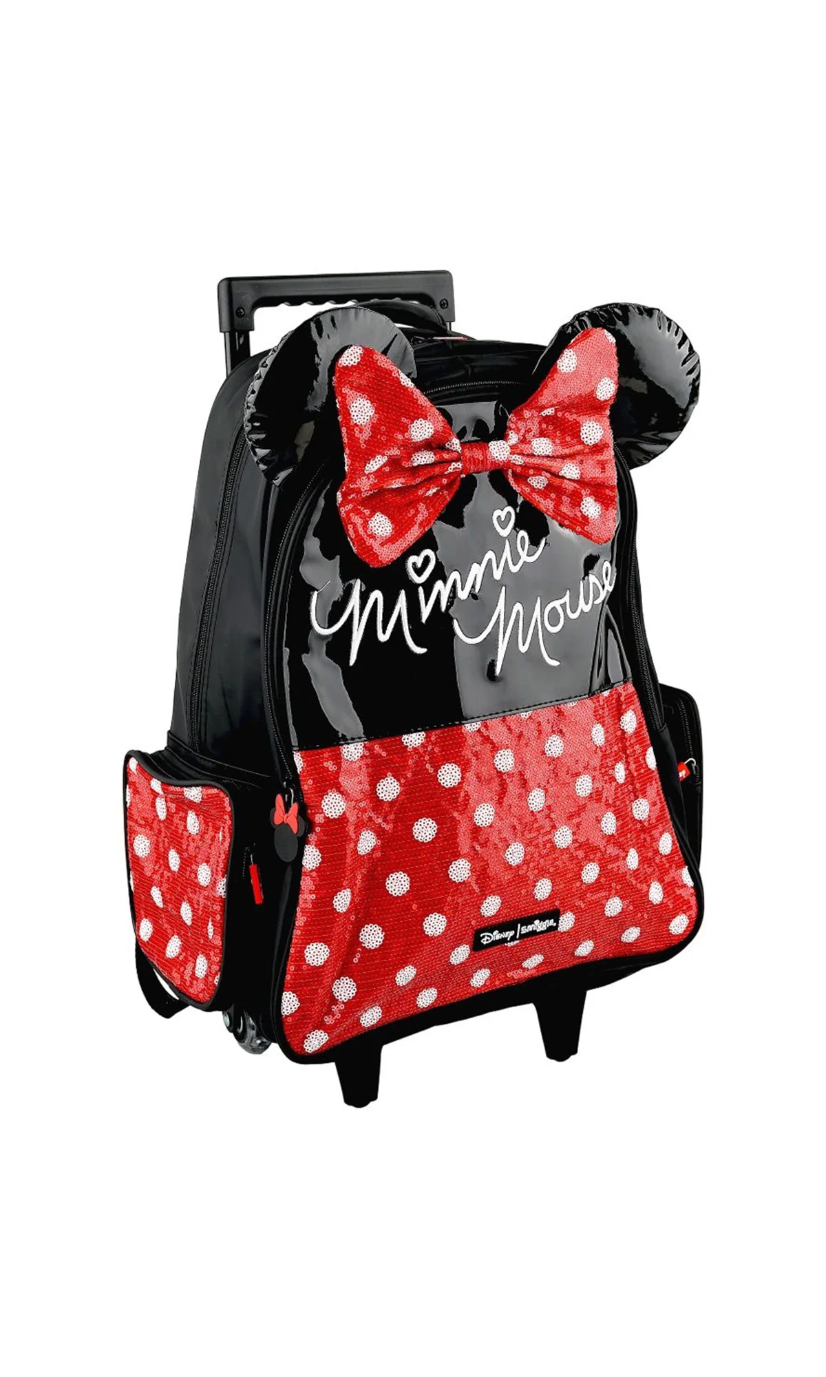 Girls Trolley School Bag 18 L Grade 5-8 Minnie Mouse Polka Dot - Image 3