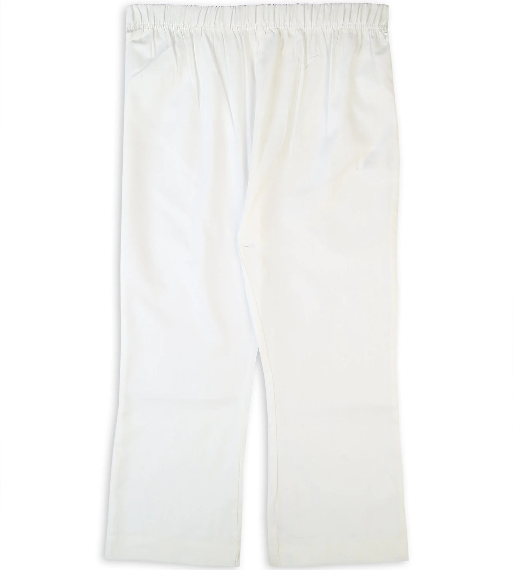 Girls Plain Trouser - White