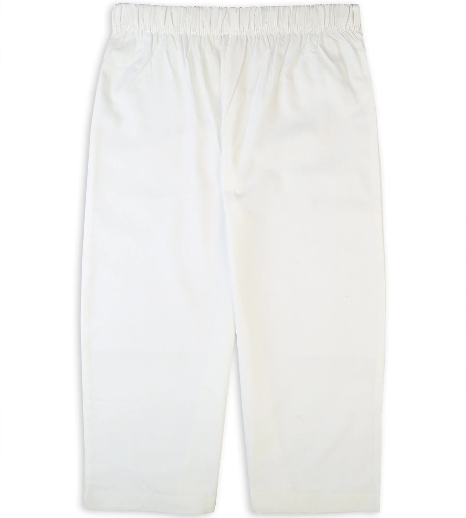 Girls Plain Trouser - White