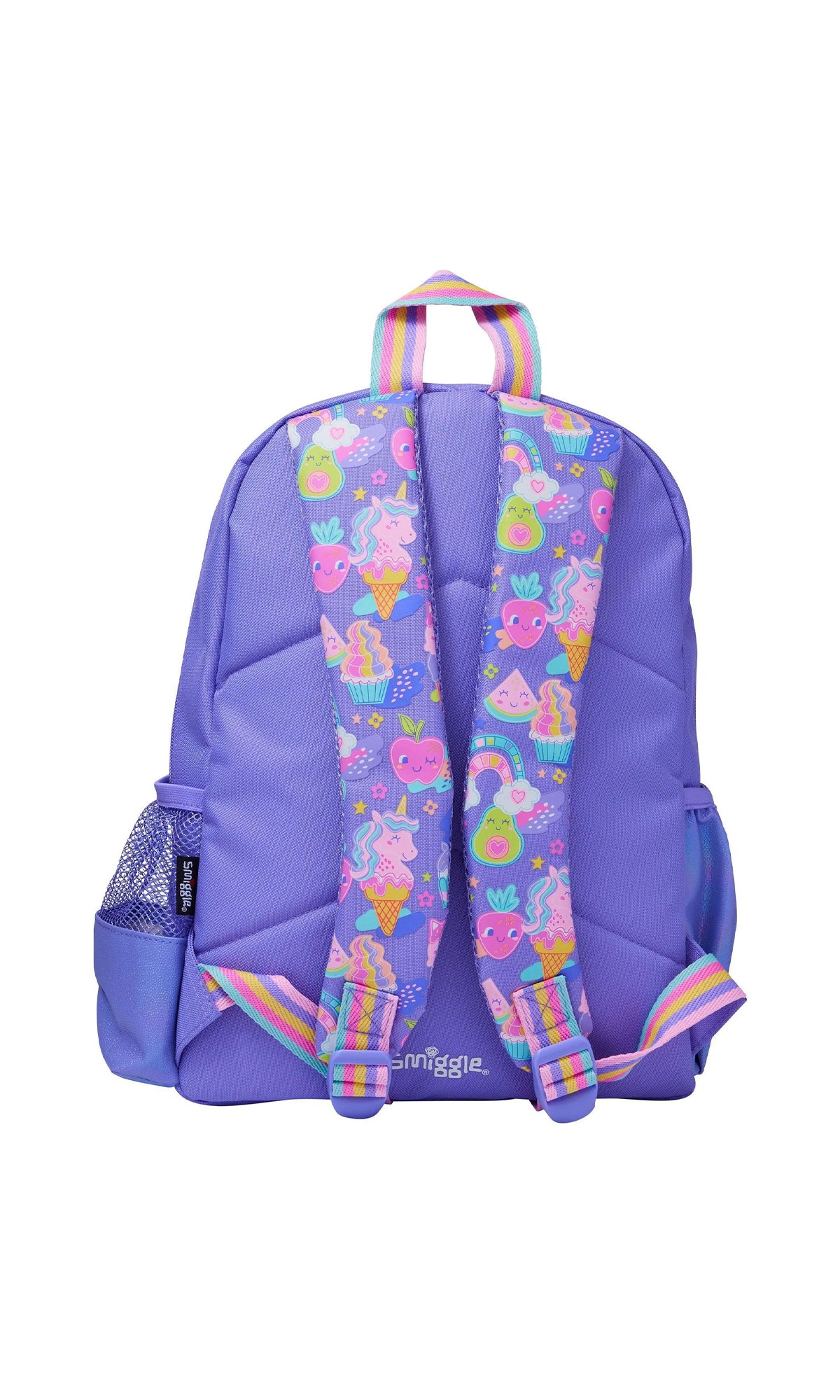School Bag Purple Kawaii Ice Cream Fantasy Print - Image 3