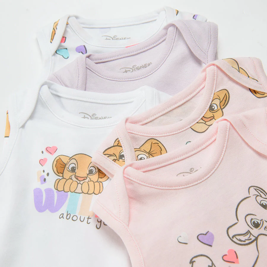 Girl's Set Bodysuit With Sleeves Less Mix Set 5 CC LUG2402146 - Image 7