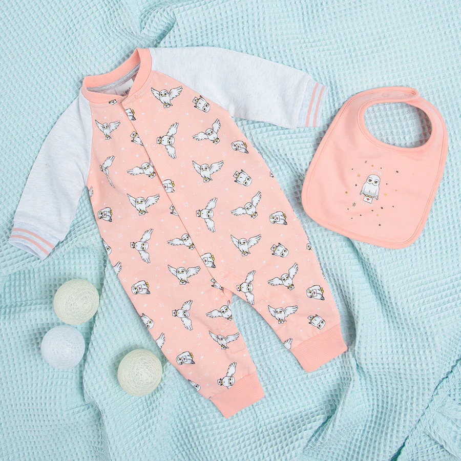 Girl's Set Clown Bib Gray Pink Harry Potter CC LNG2502830 00 - Image 8
