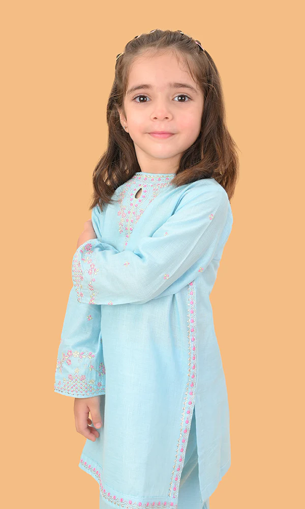 Girls Shalwar Kameez - 0309522 - Image 3