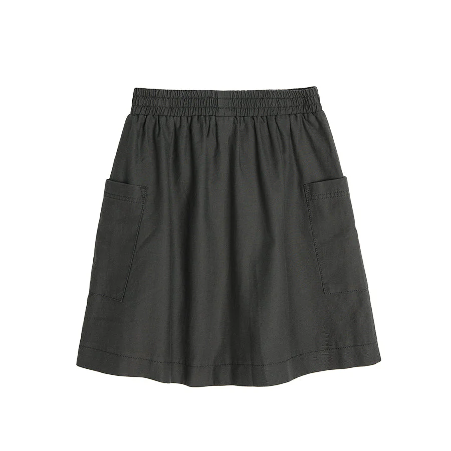 Girl's Skirt, Graphite - Image 3