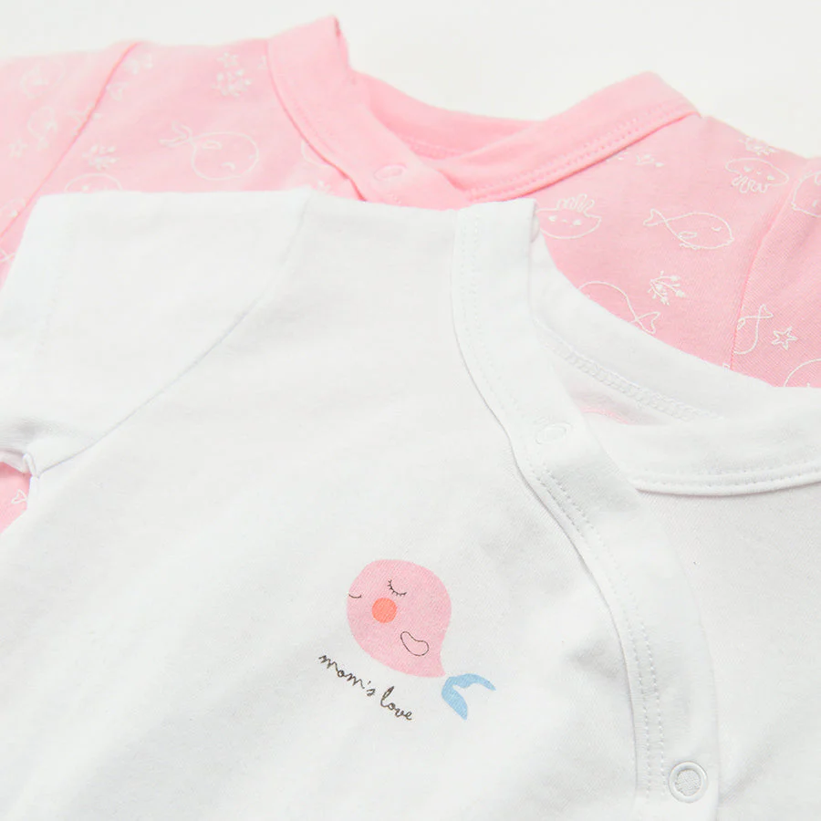 Girl's Short Sleeve Bodysuit CC CNG2402063 - Image 4