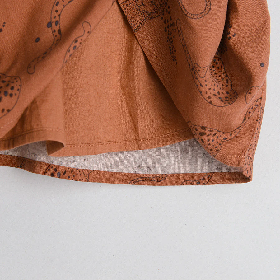 Girl's Skirt Brown - Image 3