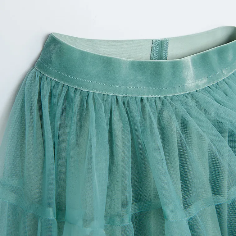 Girl's Skirt, Tulle, Marine CC CCG2513026 - Image 4
