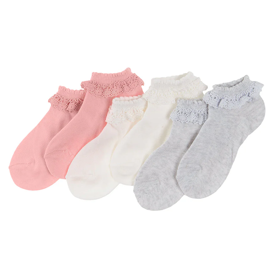 Girl's Socks Mix Set 3 Pcs CC CHG2411562 00