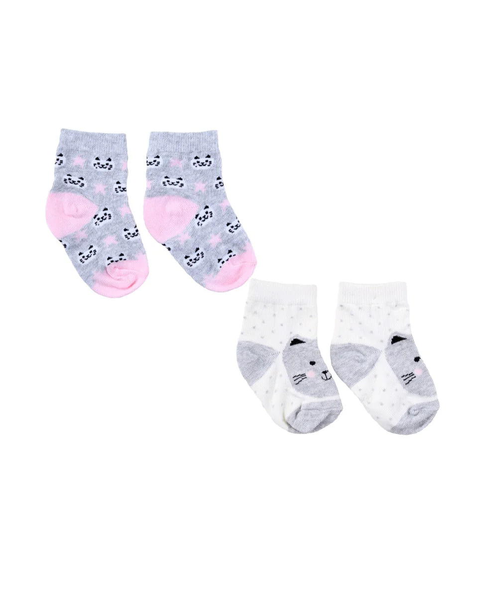 Girls Socks Pack of 2 - 0223303 - Image 4