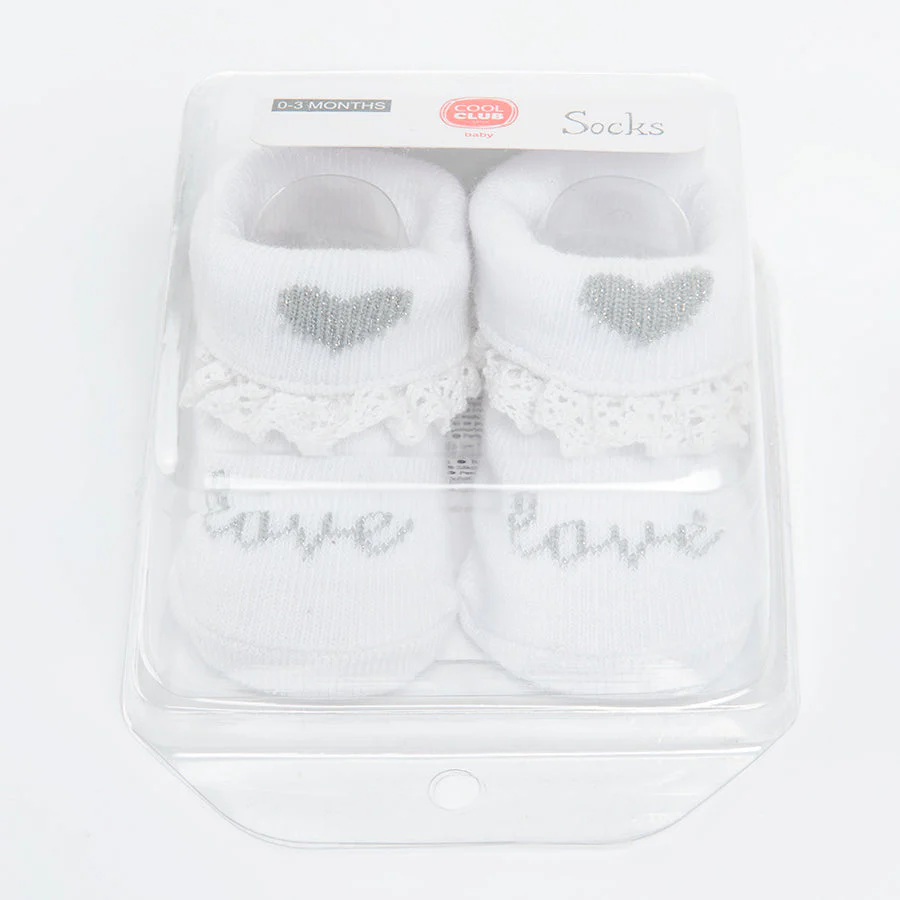 Girl's Socks White CC CHG2501265 - Image 2