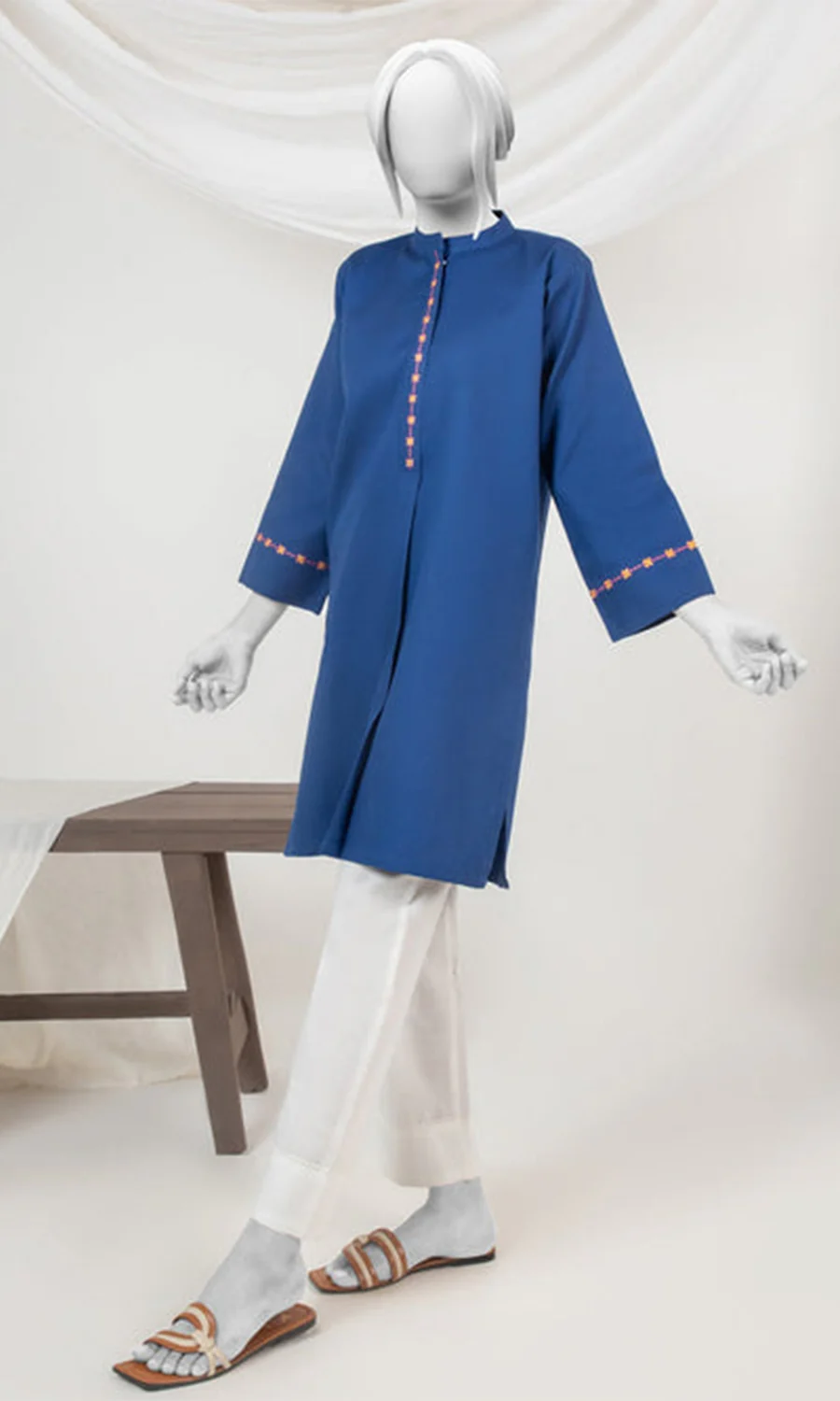 Girl's Stitched Dobby Kurti