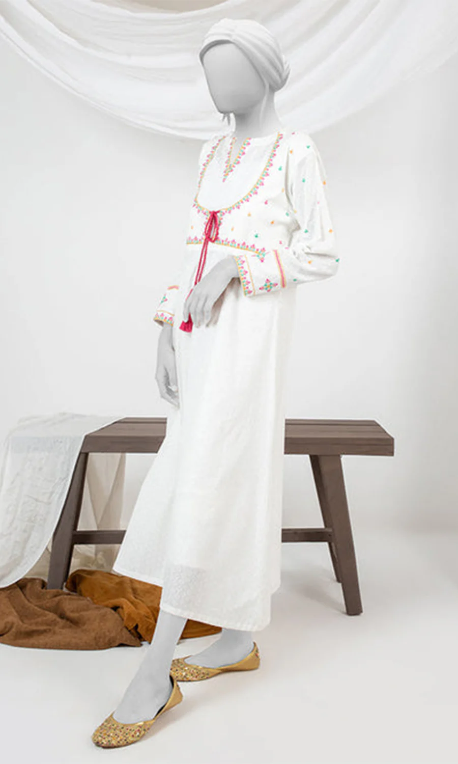 Girl's Stitched Lawn Frock
