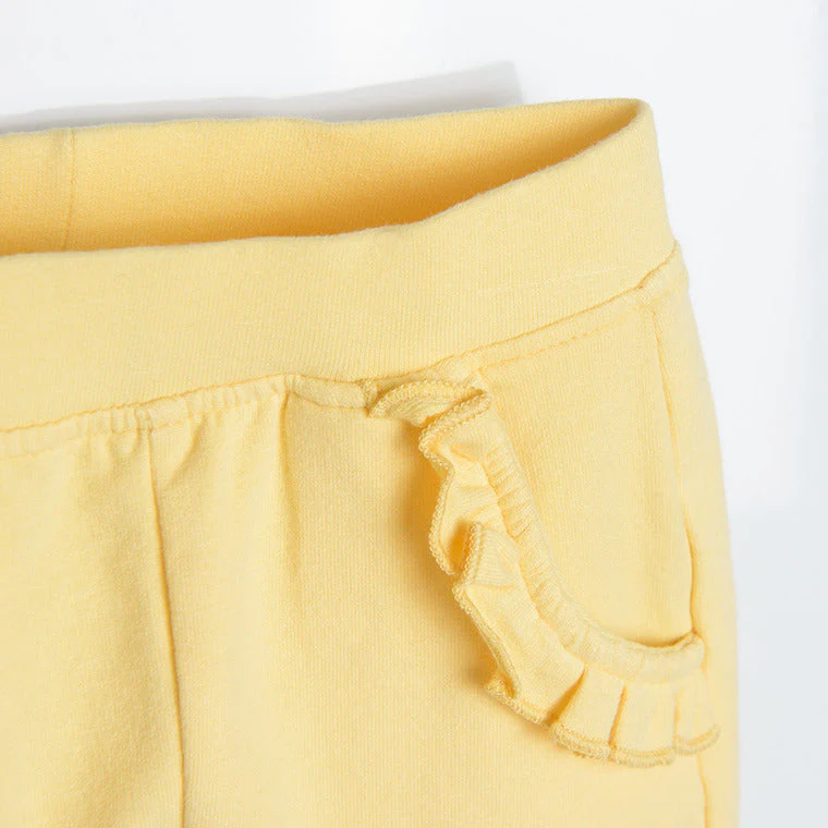 Girl's Sweat Pants Pink Yellow Set 2 Pcs CC CCG2502950 00 - Image 4