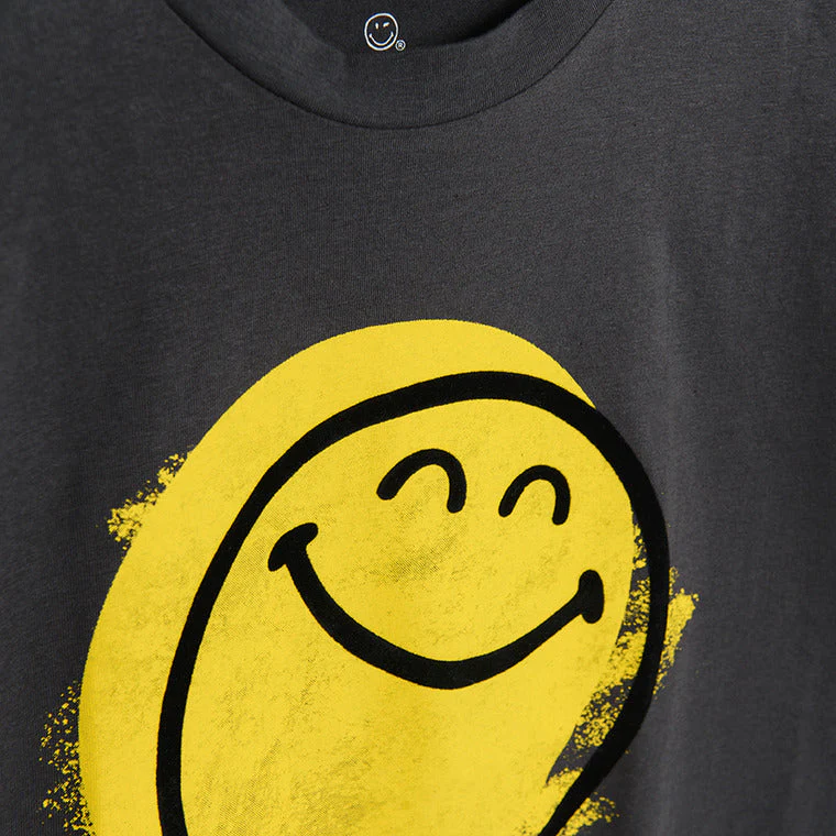 Girl's T-Shirt Graphite Smiley World - Image 3