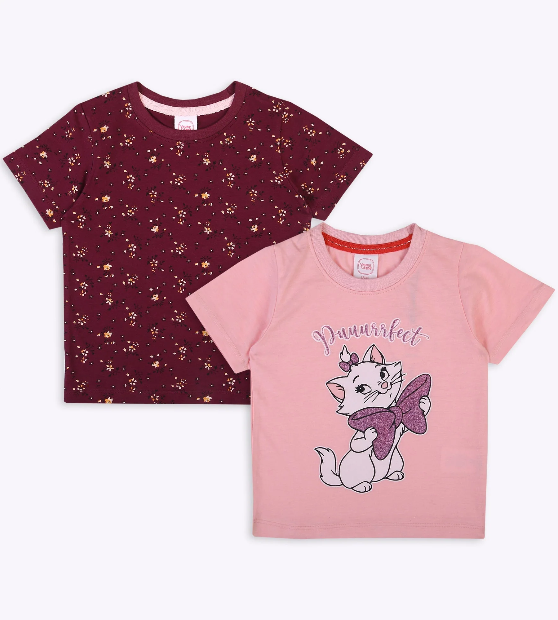 Girls T-Shirt Pack Of 2 - 0281350