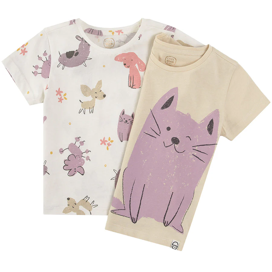 Girl's T-Shirt Set 2 Pcs CC CCG2412371