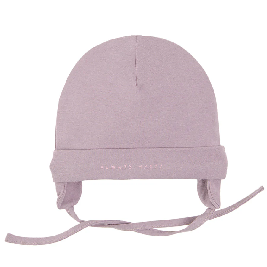 Girl's Tied Cap Organic Cotton Mix Set 2 Pcs CC CAG2400760 00 - Image 2