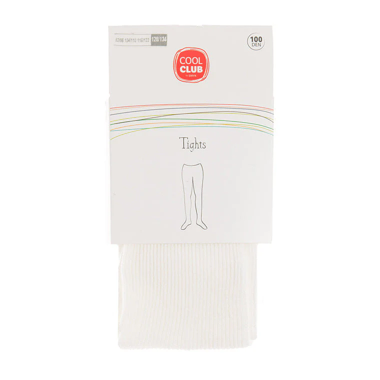 Girl's Tights,Ecru Microfiber CC CHG2510276