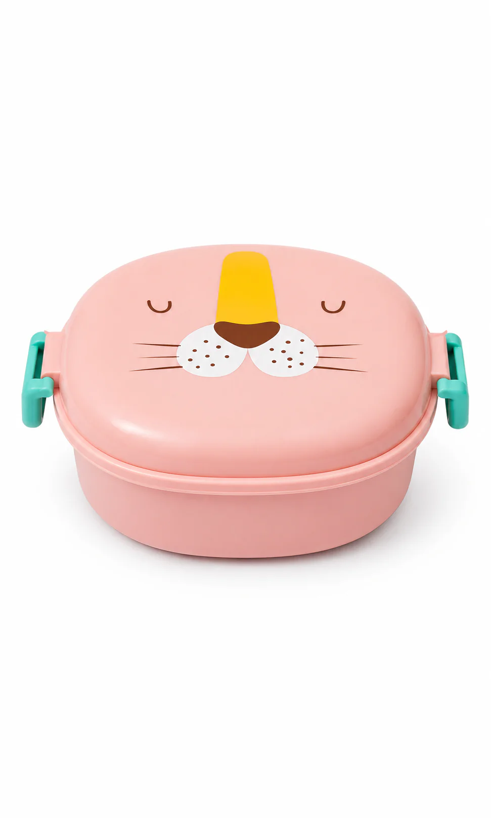 School Lunch Box Unicorn Cat Cartoon Pink