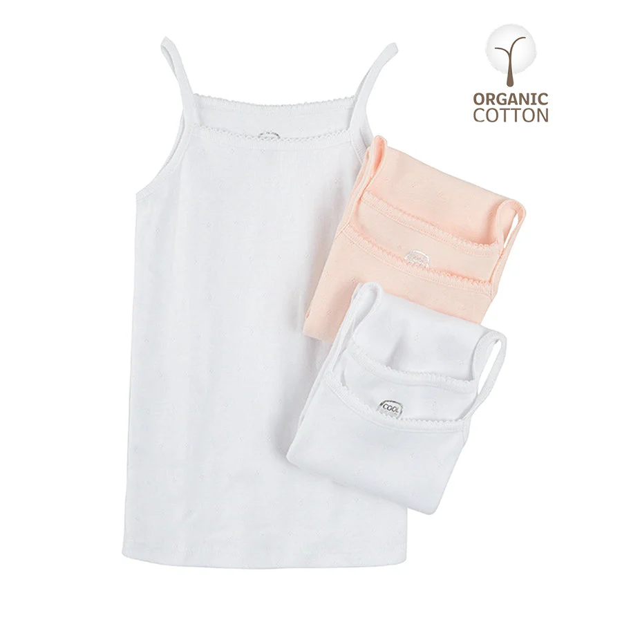 Girls Vest Pack of 3 CC CUG2411494