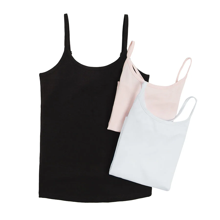 Girls Vest Pack of 3 CC CUG2421496