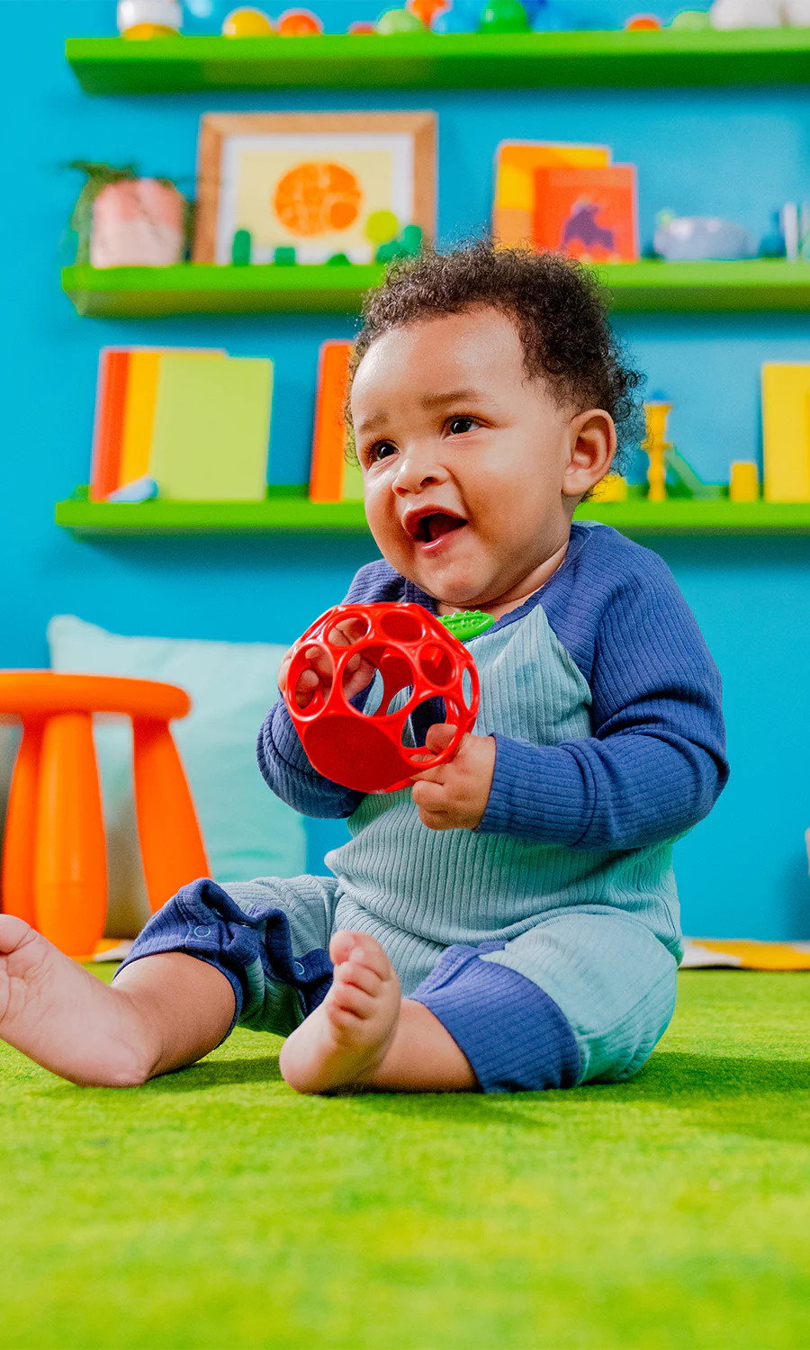 Hold My Own Easy-Grasp Teether Toy – Apple - Image 3