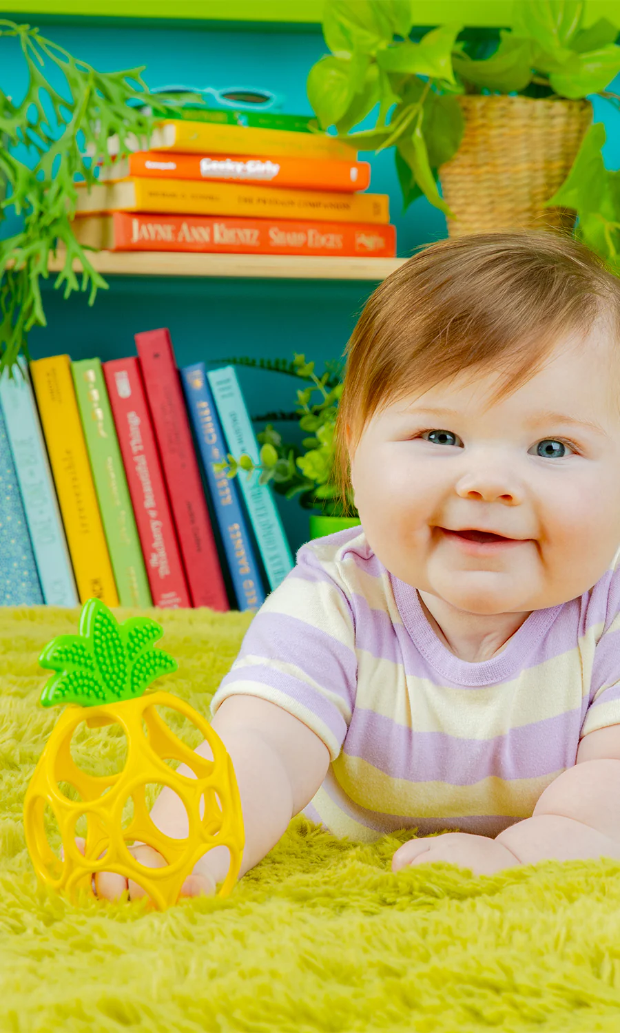 Hold My Own Easy-Grasp Teether Toy – Pineapple - Image 3